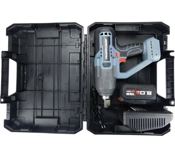 Акк. гайковерт ProfiPower T-2500N (18В, 1х8,0Ач, 2500Нм, 1")