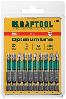26122-2-50-10 Бита Kraftool Optimum Line PH2x50мм