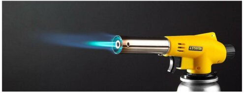55584 Газовая горелка STAYER  MaxTerm MG100 1300°C с пьезоподжигом