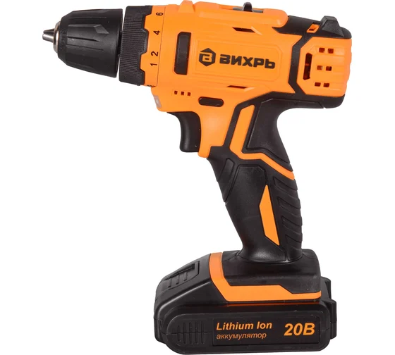 Акк.дрель ДА-20Л-2К Вихрь