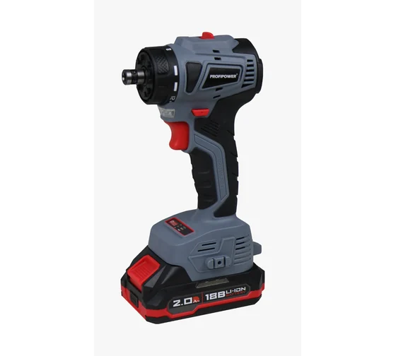 Акк. дрель-шуруповерт Комби PROFIPOWER MKBL-18BM (18В, 45Нм, 2х2,0Ач, б/щет, насадки, кейс)