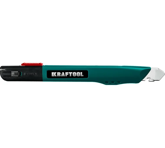 09192 Нож для точного реза с автостопом KRAFTOOL GRAND-9, 9 мм