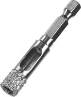 29865-10 Алмазное трубчатое сверло ЗУБР АВК, d 10 мм, (HEX 1/4", 15 мм кромка)