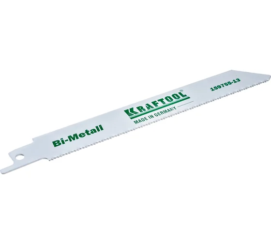 159755-13 Полотно для сабельной пилы KRAFTOOL S922EF, по металлу, шаг 1.4 мм, 130 мм