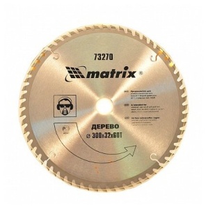 73270 Пильный диск Matrix по дер., 300х60х32мм