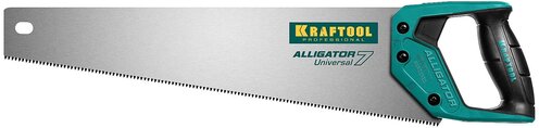 15004-40_z01 Ножовка универс. "Alligator Universal 7", 400 мм, 7 TPI 3D зуб, KRAFTOOL