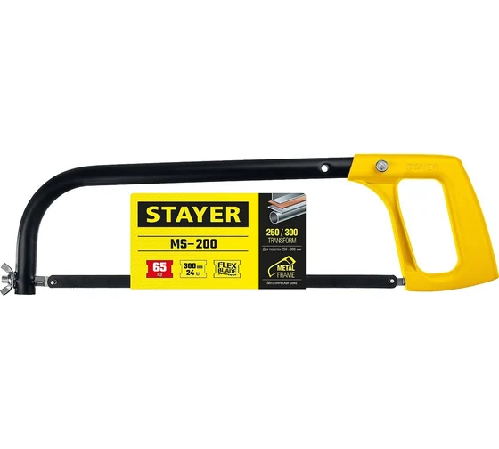 1577_z02 Ножовка по металлу STAYER MS-200, 250 - 300 мм