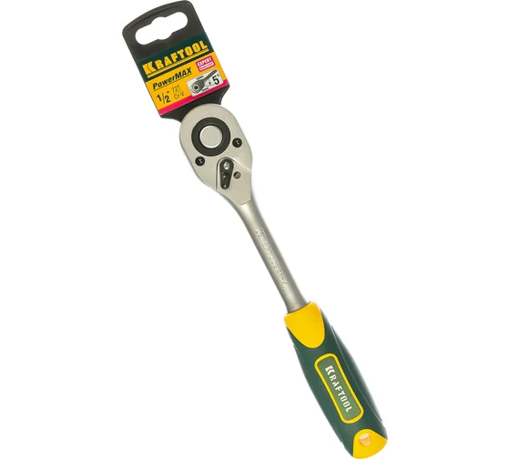 27791-1/2_z02 Трещотка для торцовых головок KRAFTOOL 1/2", 72 зубца
