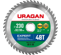 36802-230-32-48_z01 Диск пильный по дереву URAGAN  Expert, 230 х 32/30 мм, 48Т