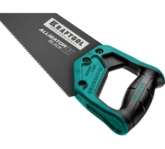 15205-40 Ножовка по дереву KRAFTOOL  Alligator Black 11, 400 мм