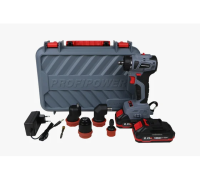 Акк. дрель-шуруповерт Комби PROFIPOWER MKBL-18BM (18В, 45Нм, 2х2,0Ач, б/щет, насадки, кейс)