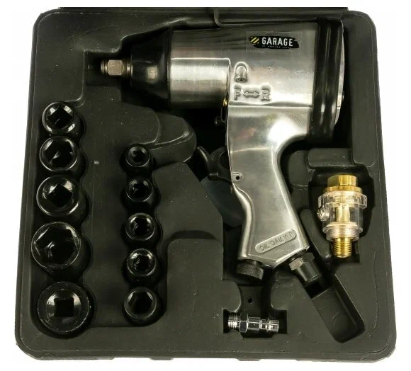 Пневмогайковёрт 1/2 Garage GR-IW-315 315Нм с набором головок