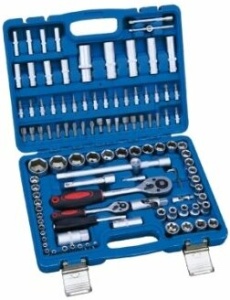 Набор инструмента 108 предм. 1/2" 1/4"DR, CrV  "AUTOVIRAZH" AV-212108