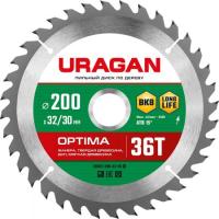 36801-200-32-36_z01 Пильный диск по дереву URAGAN Optima, 200 х 32/30 мм, 36Т