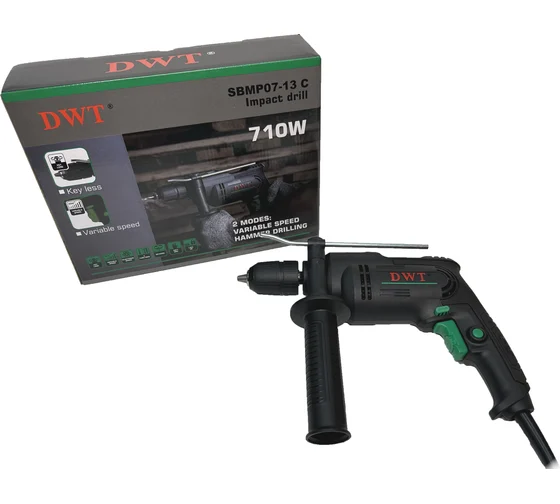 Ударная дрель DWT SBMP07-13 C (710Вт, 13мм)