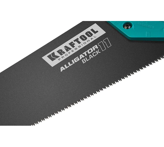 15205-40 Ножовка по дереву KRAFTOOL  Alligator Black 11, 400 мм