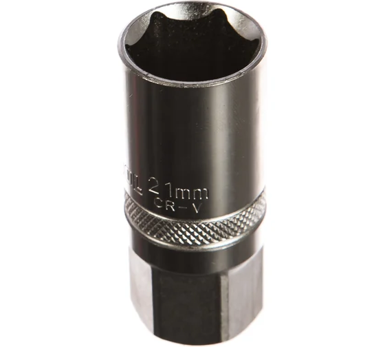 27812-21_z01 Свечная торцовая головка KRAFTOOL 1/2", 21 мм