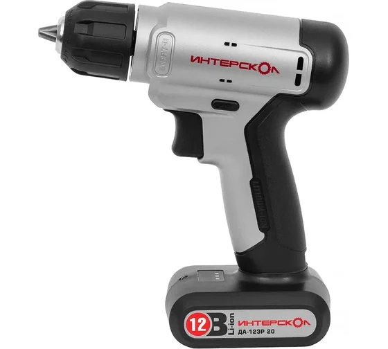 Акк. дрель Интерскол ДА-12 ЭР 20 СМАРТ-Д (встр. 1,5Ач)