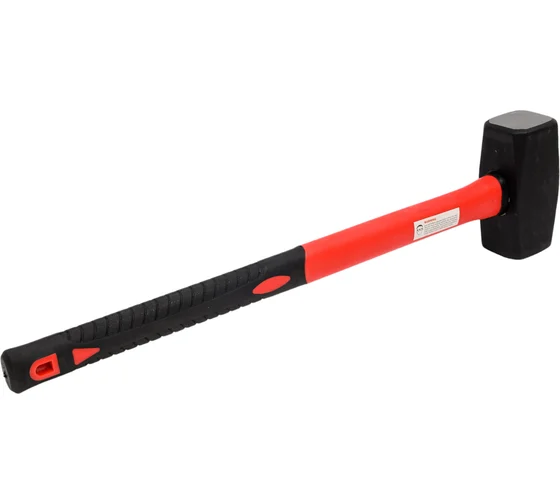 10976 Кувалда 4 кг, фибергласовая обрезиненная рукоятка 600 мм// Matrix