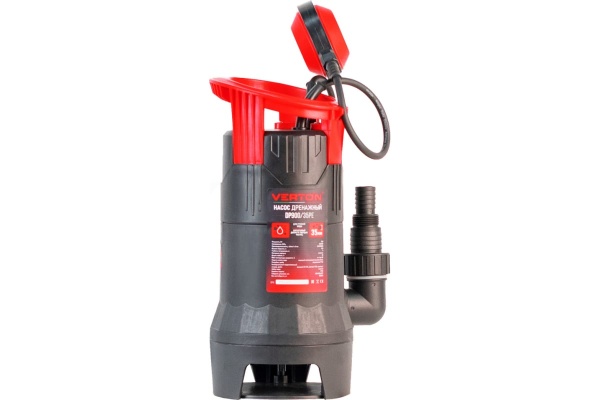 Дренажный насос для грязной воды Verton AQUA DP900/35PE (пласт. корп.)