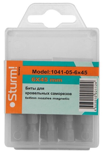 1041-05-6x45 Насадка для кровельн. саморезов, 6х45
