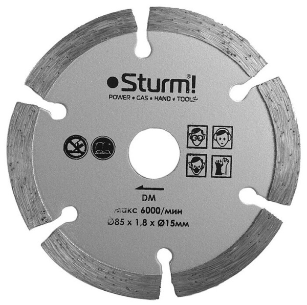 CS5060MS Диск алмазный сегм. 85х1,8х15