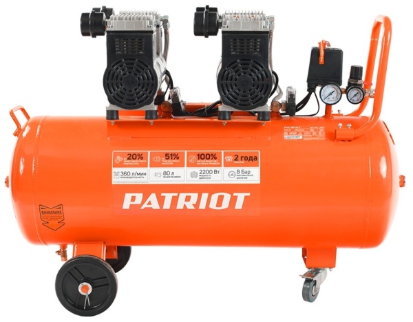 Компрессор Patriot WO 80-360 (безмасляный)