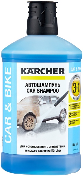 Шампунь авто 3 в 1 (1 л.) 6.295-750.0