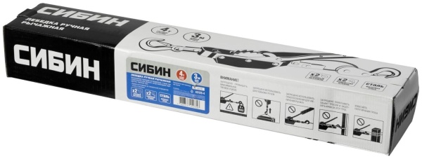 Лебедка Сибин 43125-4 рычажная,тросовая 4т/3м