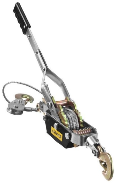 Лебедка Stayer MAXPull 4310-4 рычажная,тросовая 4т/3м