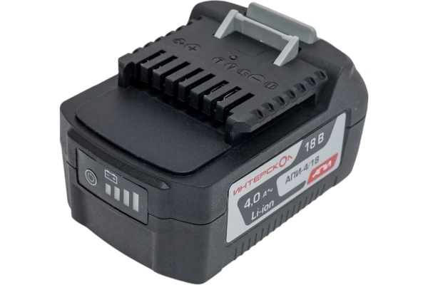 АКБ Интерскол АПИ-4/18И 4,0Ач, 18В, Li-ion c индикатором (2400.121)