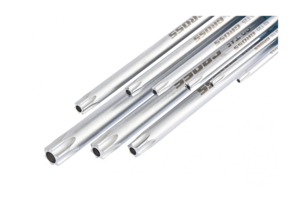 16408 Набор ключей имбусовых TORX-TT, 9 шт: T10-T50 // Gross