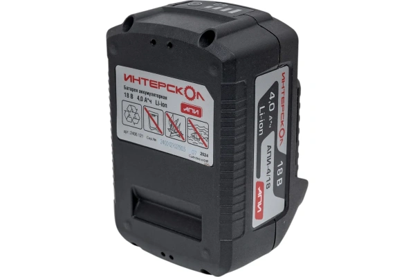 АКБ Интерскол АПИ-4/18И 4,0Ач, 18В, Li-ion c индикатором (2400.121)