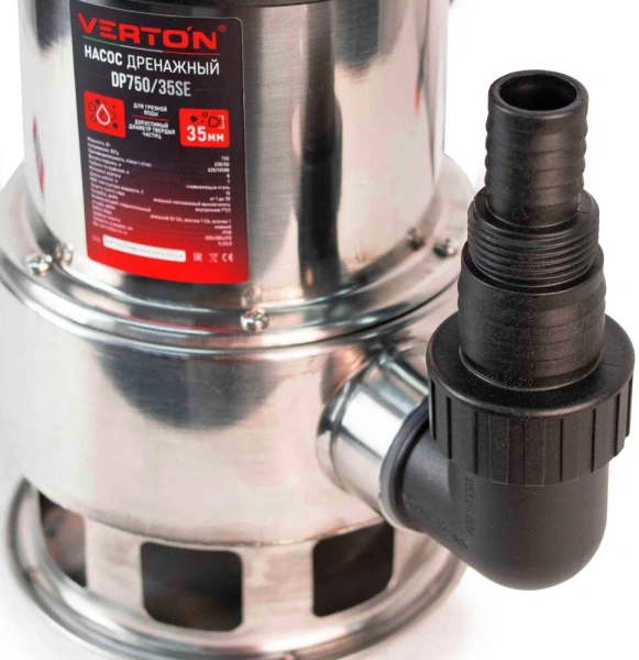 Дренажный насос для грязной воды Verton AQUA DP750/35SE (стальн. корпус)