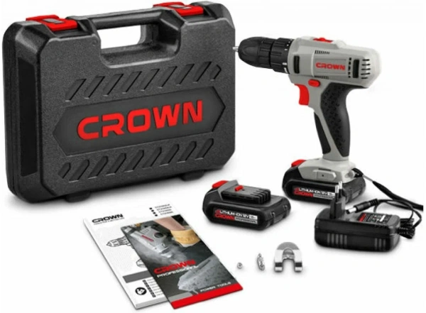 Акк. дрель CROWN CT21052LH -1,5 BMC