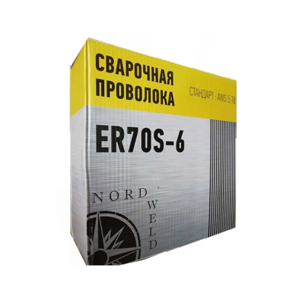 Сварочная проволока ER70S-6 0,8mm 5KG-D200 NORDWELD