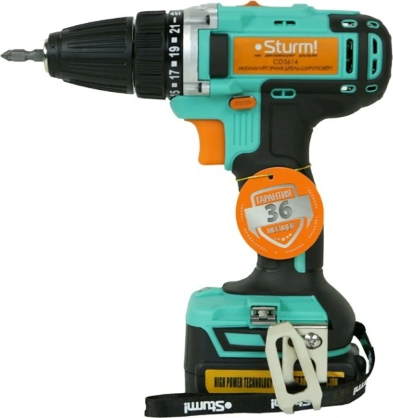Акк. дрель Sturm CD3614